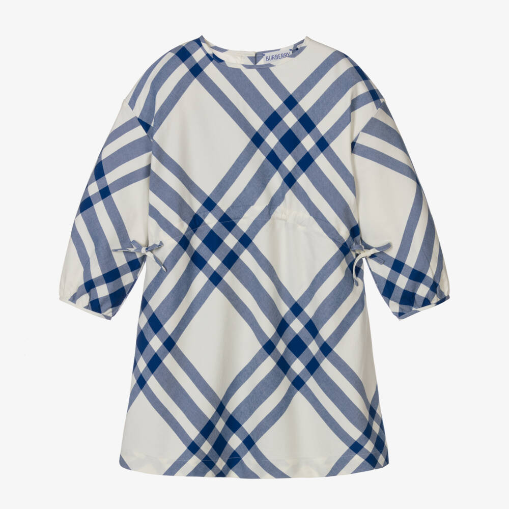 Burberry-Классическое платье в клетку для девочек | Childrensalon Outlet
