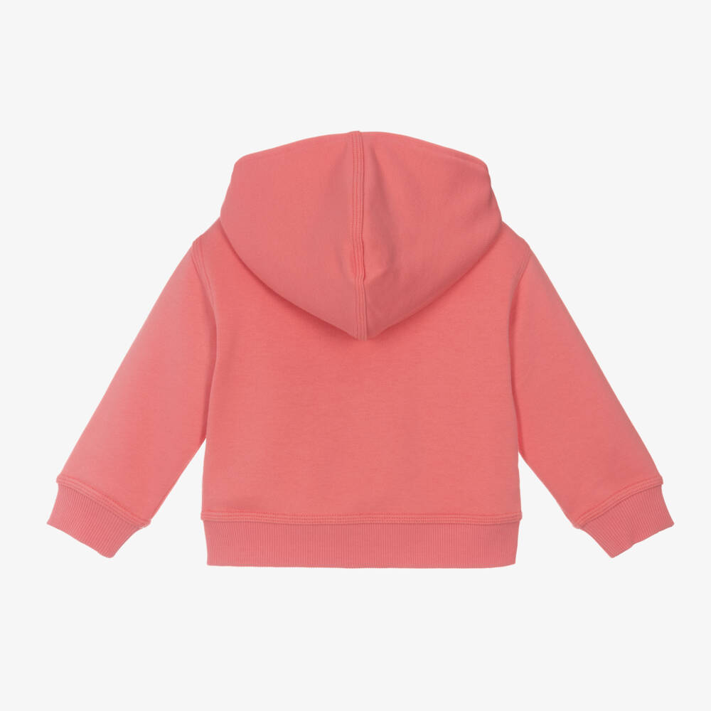 Burberry-Розовая хлопковая худи для малышек | Childrensalon Outlet