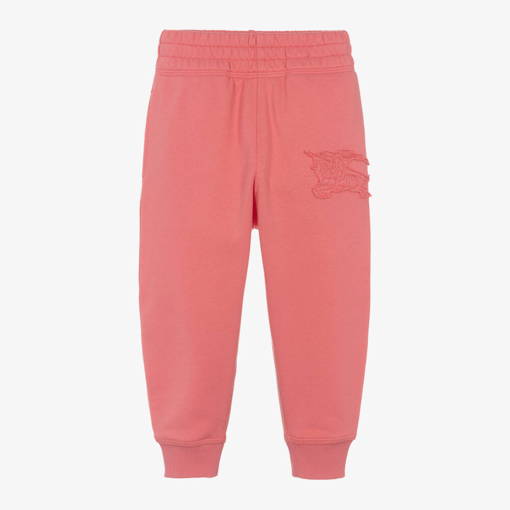 Burberry-Girls Coral Jersey Trousers | Childrensalon Outlet