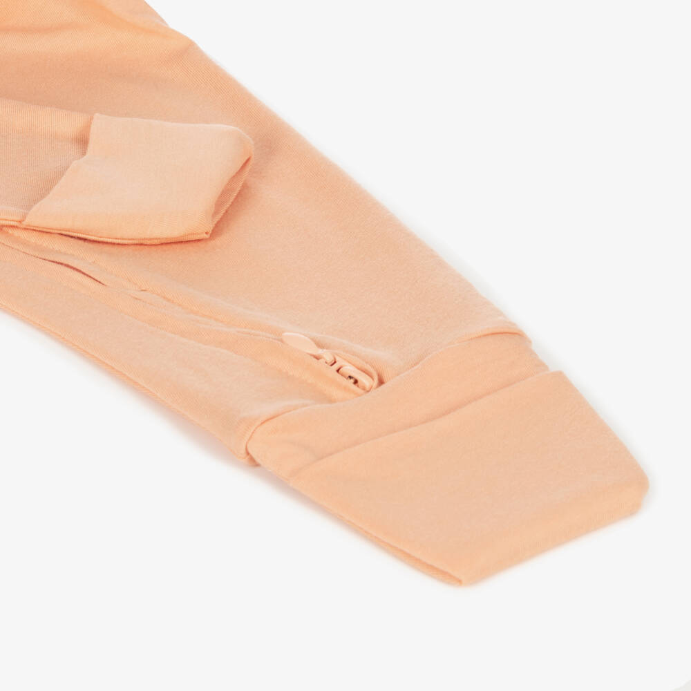 Burberry-Girls Coral Organic Cotton Babysuit Duo | Childrensalon Outlet