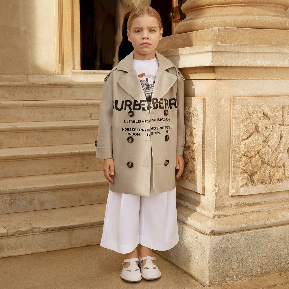 Burberry girls coat sales