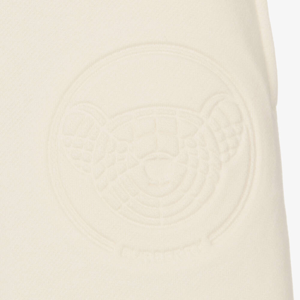 Burberry-Girls Cream Bear Emblem Shorts | Childrensalon Outlet