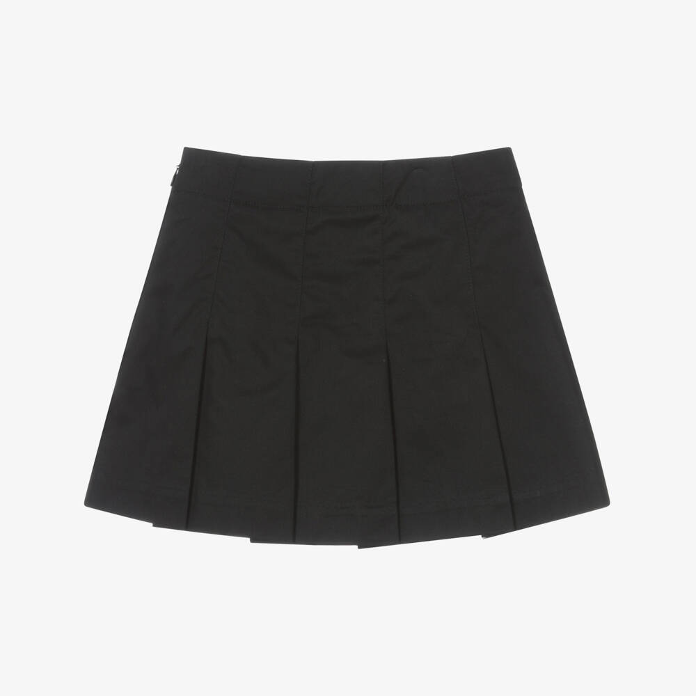 Burberry-تنورة قطنية سوداء أنيقة للبنات | Childrensalon Outlet