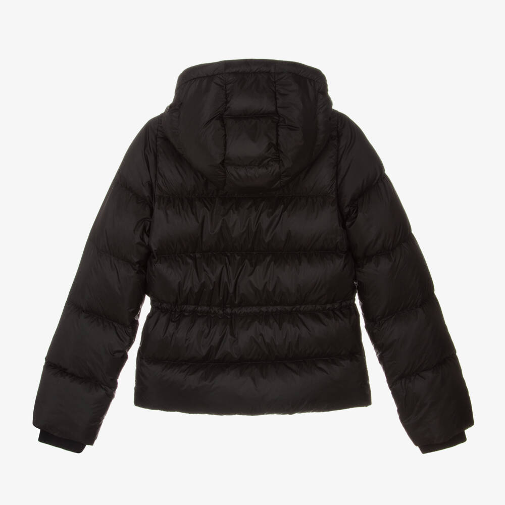 Burberry-Girls Elegant Black Padded Jacket | Childrensalon Outlet