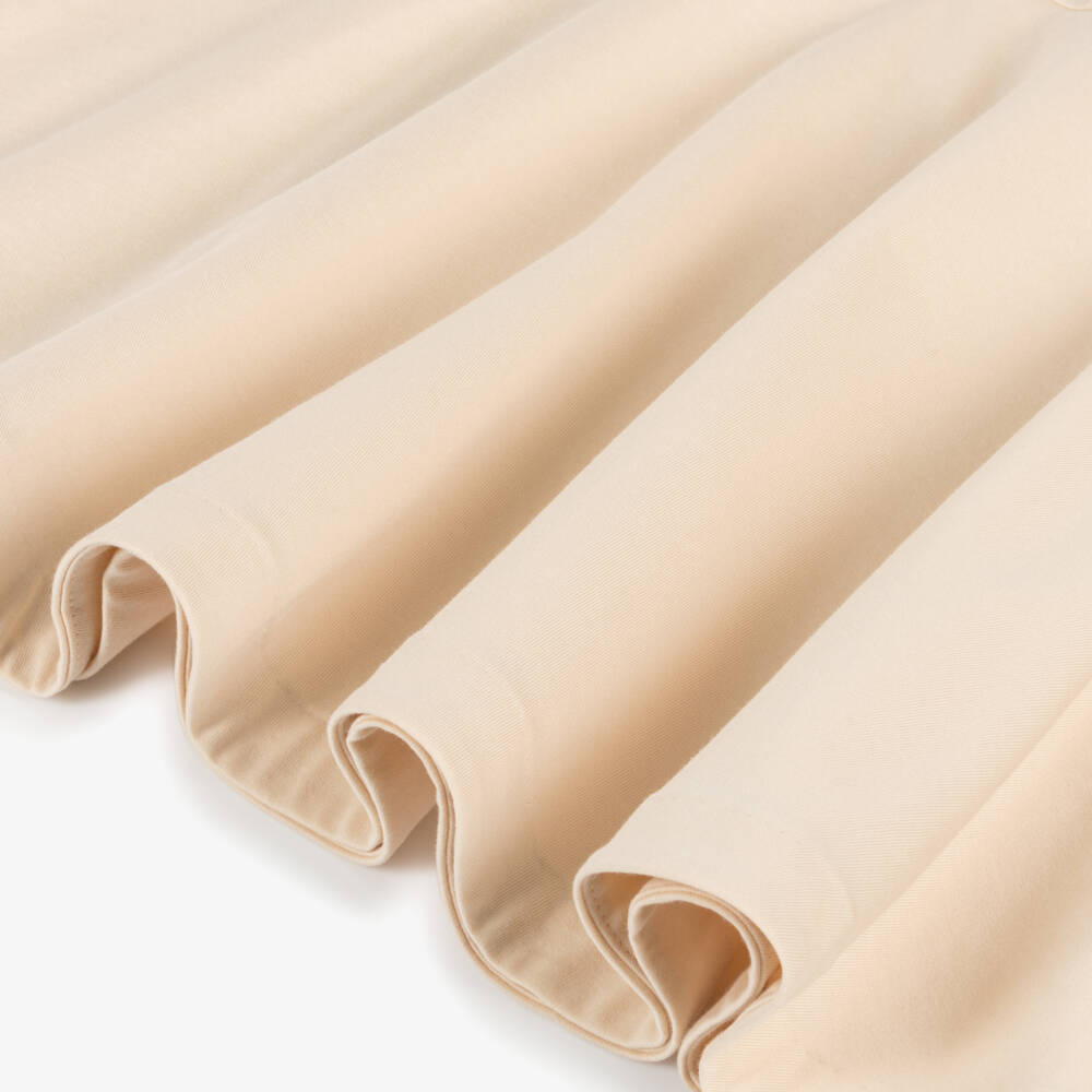 Burberry-Girls Ivory Cotton Elegance Dress | Childrensalon Outlet