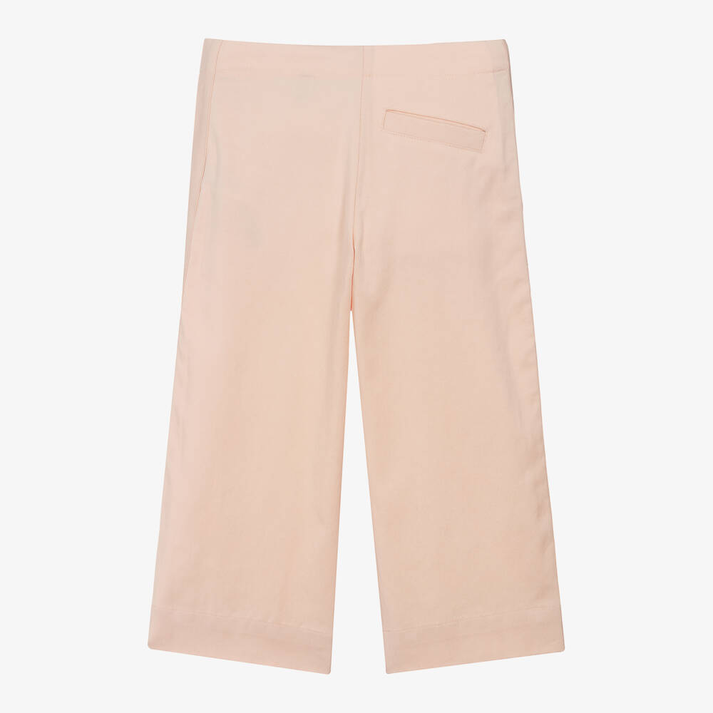 Burberry-Брюки из розового твила для девочек | Childrensalon Outlet