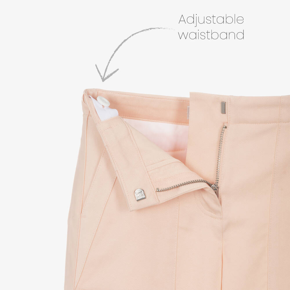 Burberry-Брюки из розового твила для девочек | Childrensalon Outlet