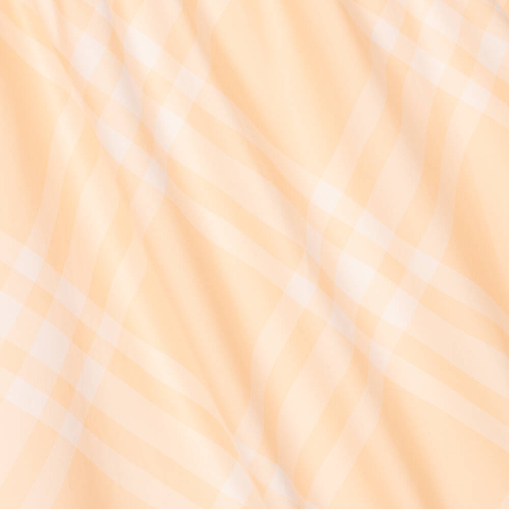 Burberry-Платье из хлопка в розовую клетку для девочек | Childrensalon Outlet