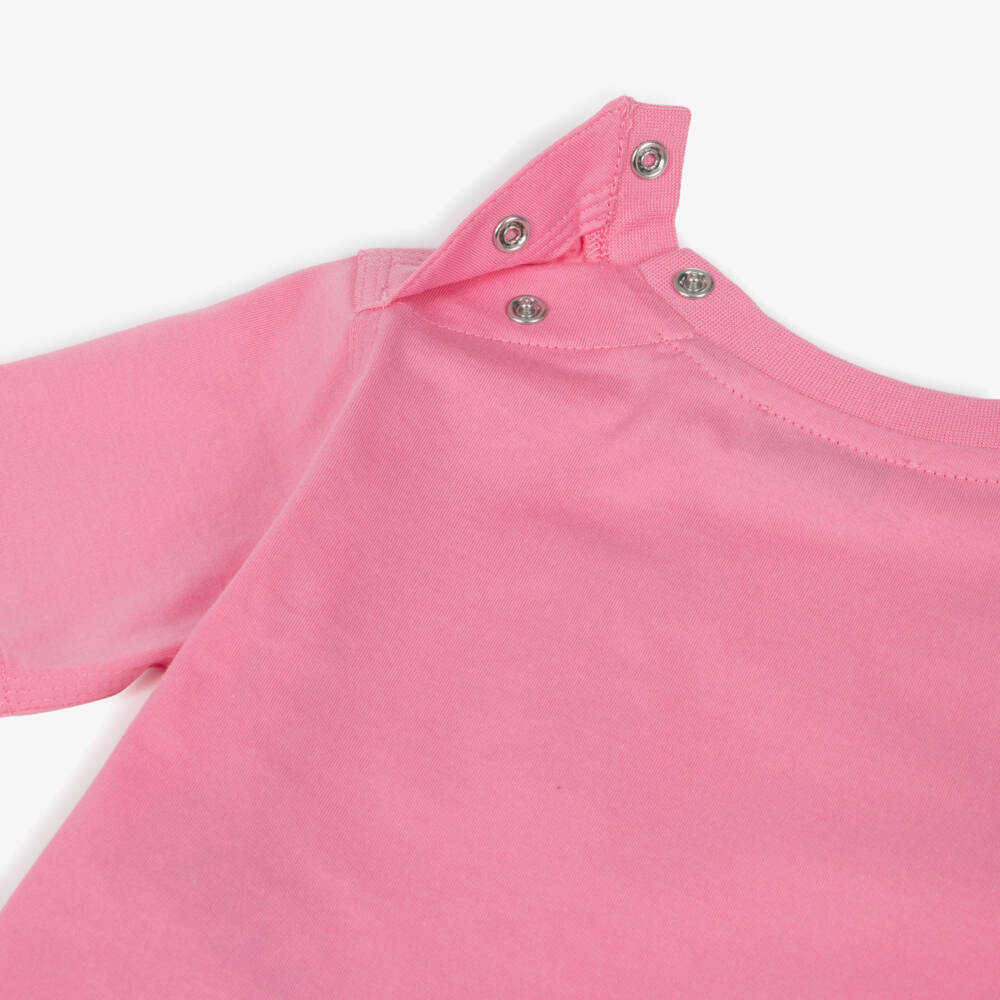 Burberry-Girls' Rose Organic Cotton Tee | Childrensalon Outlet