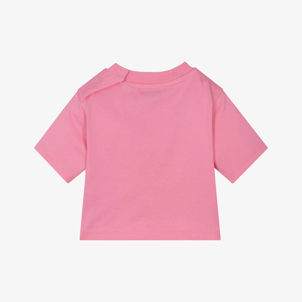 Burberry-Girls' Rose Organic Cotton Tee | Childrensalon Outlet