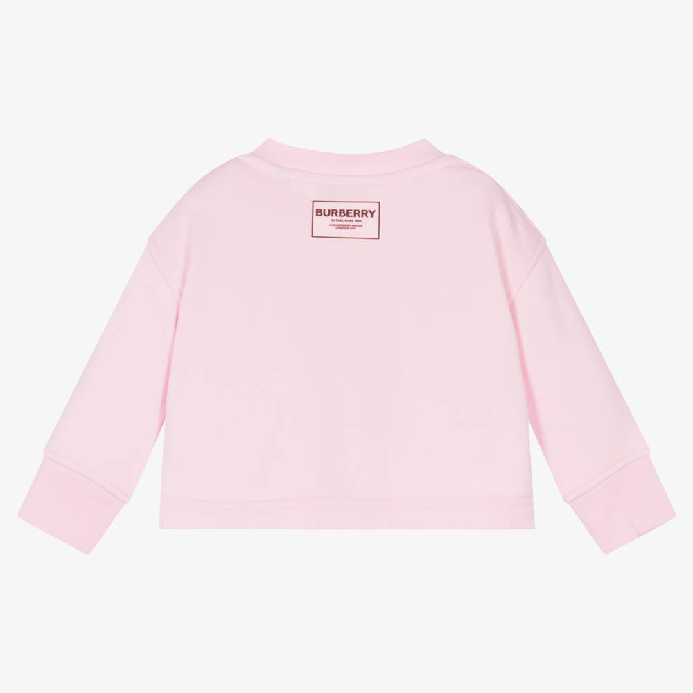 Burberry-Girls Rose Teddy Trio Pullover | Childrensalon Outlet