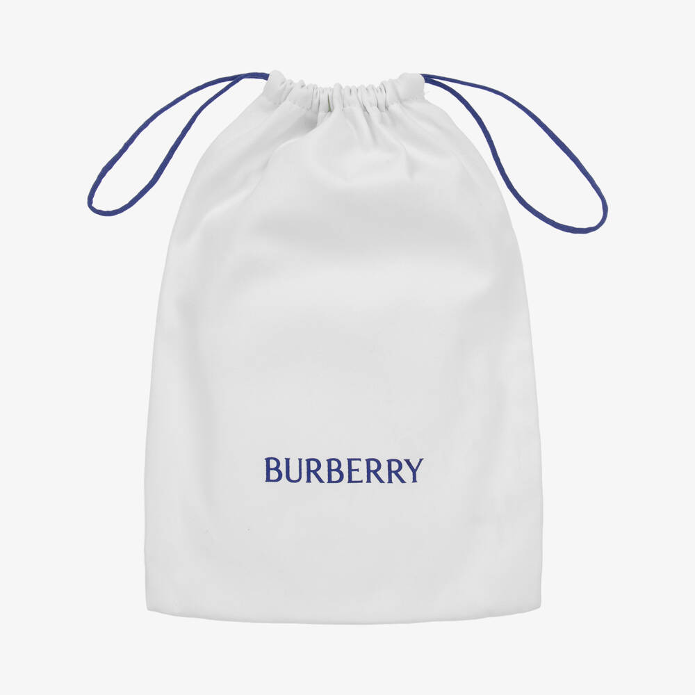 Burberry-Girls Sand Checkered Headband | Childrensalon Outlet