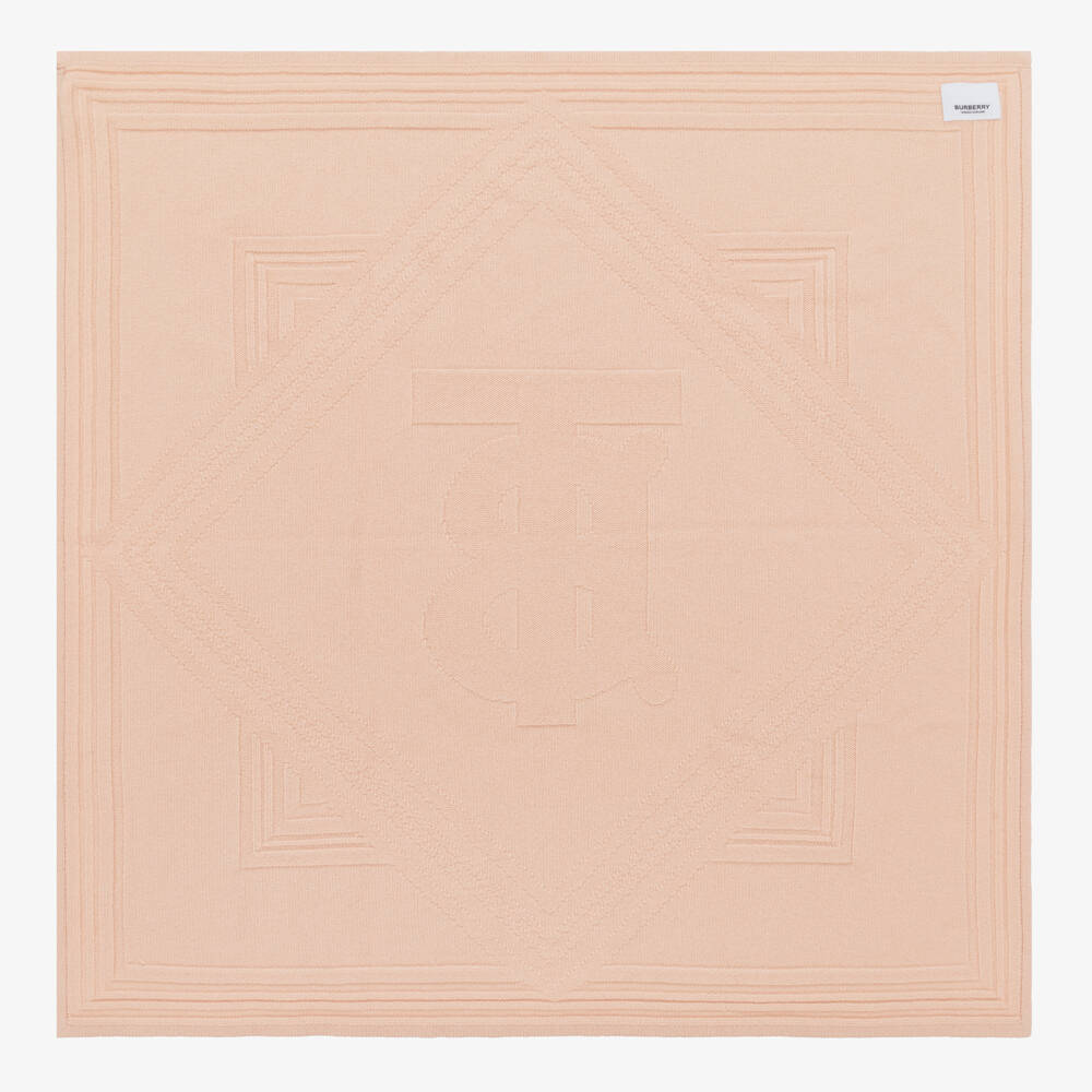 Burberry-Girls' Soft Pink Cashmere Wrap | Childrensalon Outlet
