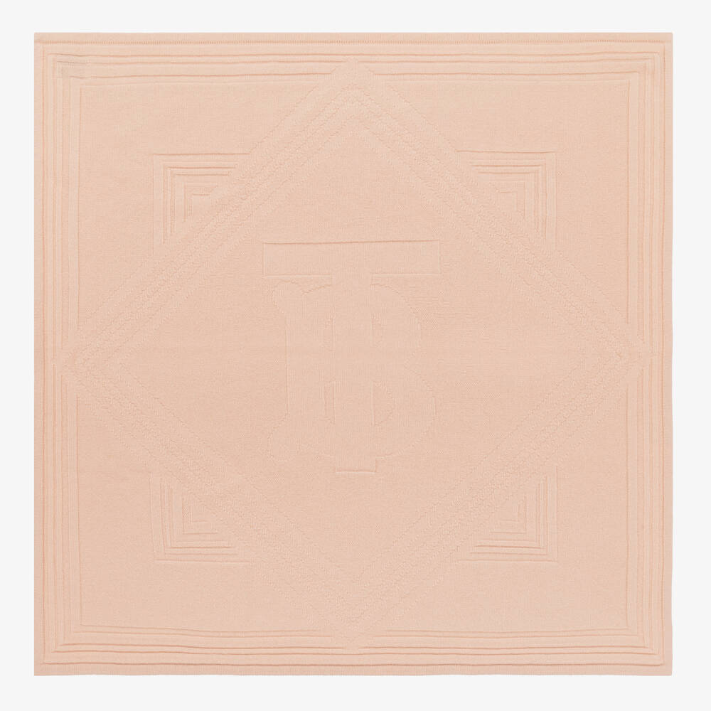 Burberry-Girls' Soft Pink Cashmere Wrap | Childrensalon Outlet