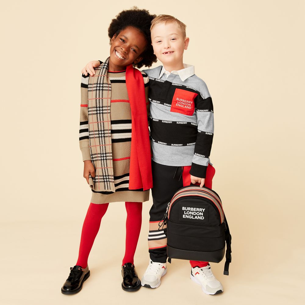 Burberry kids outfit top
