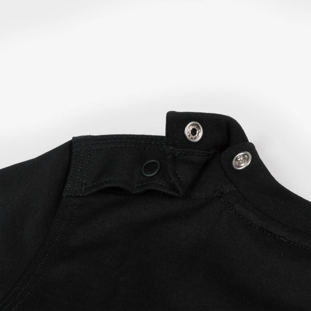 Burberry-Infant Boys Black Jersey Shirt | Childrensalon Outlet