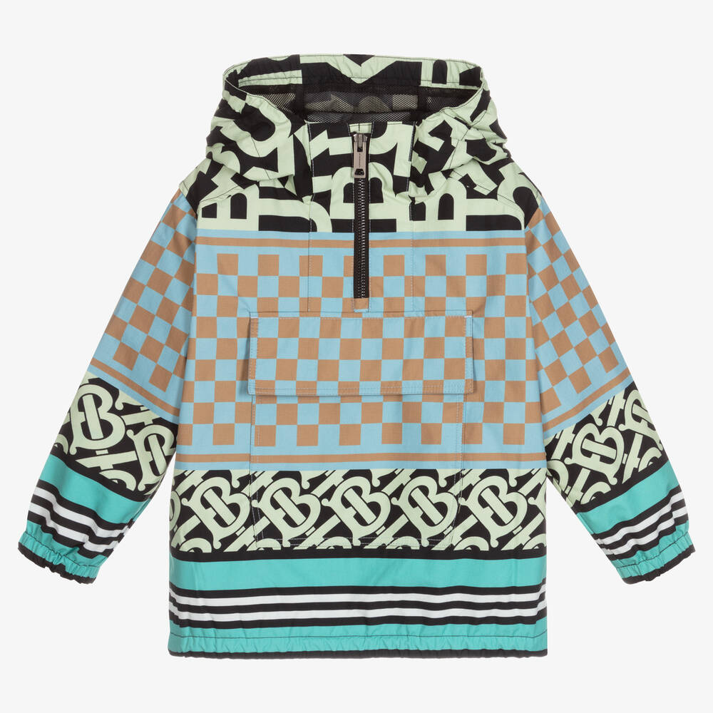 Burberry - Nylonjacke mit Montage-Print | Childrensalon