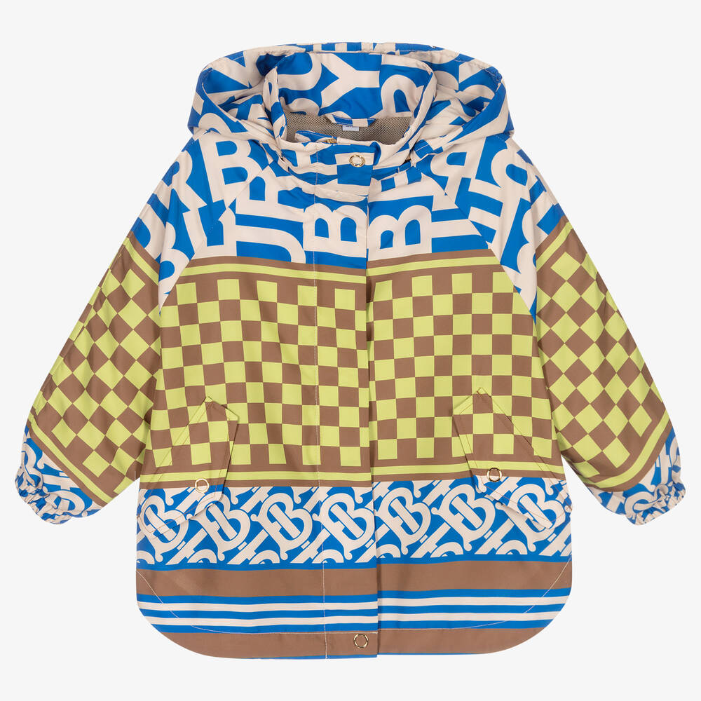 Burberry - Nylonjacke mit Montage-Print | Childrensalon