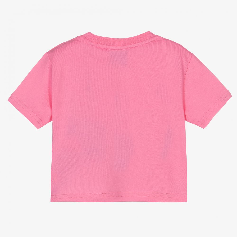 Burberry Pink Floral Graphic T shrit Childrensalon Outlet