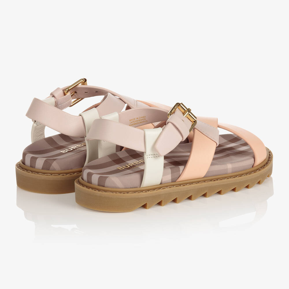 Burberry online sandals pink