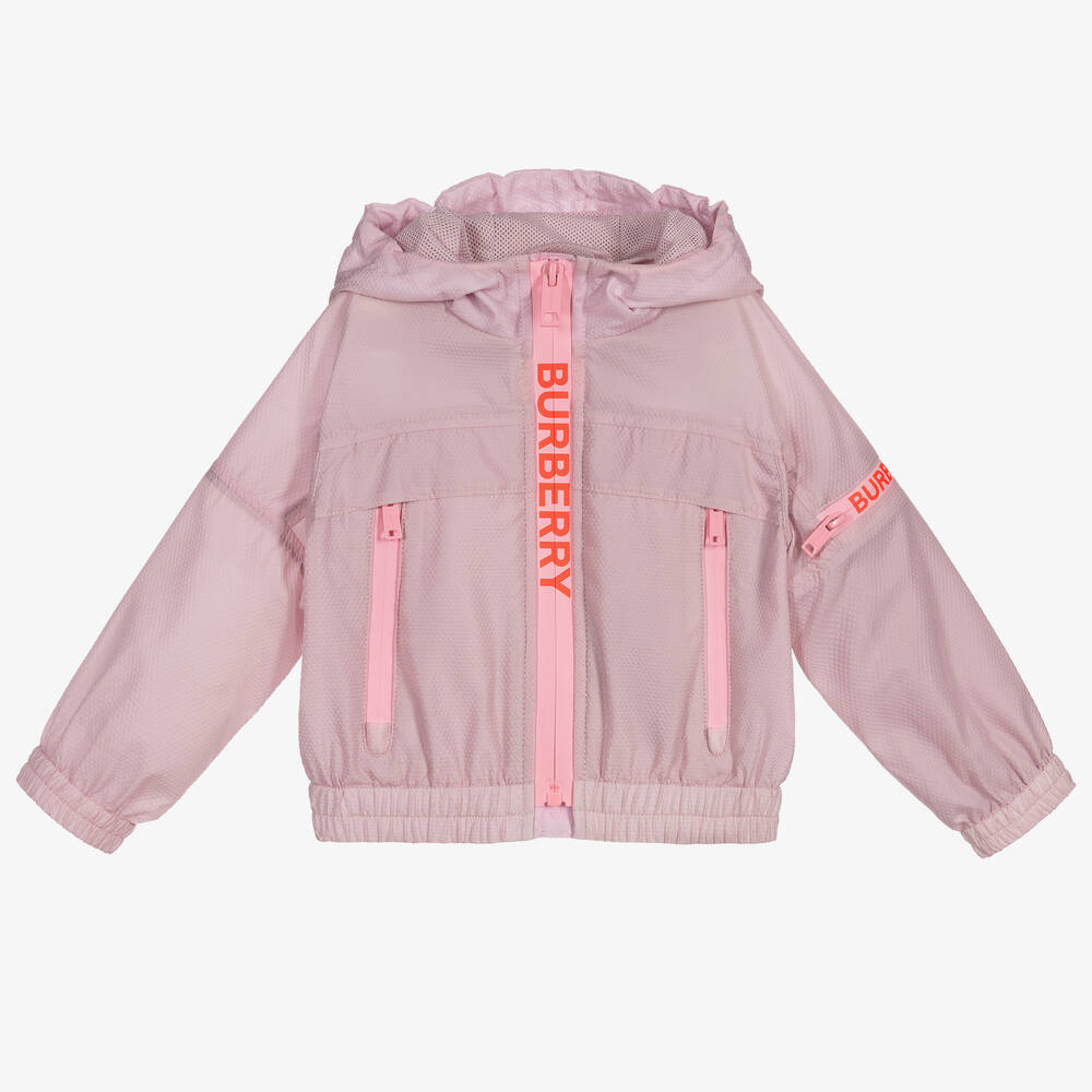 Burberry - Розовая куртка для малышей | Childrensalon