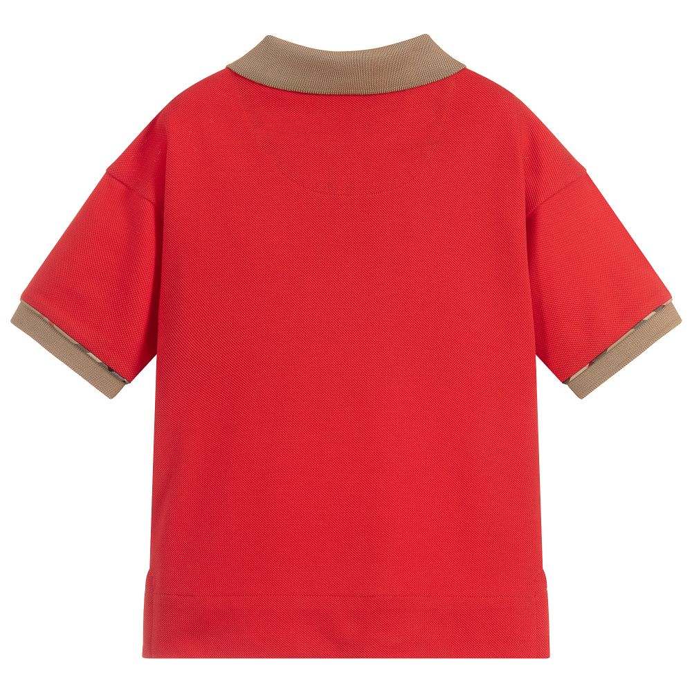 Burberry 2025 red polo