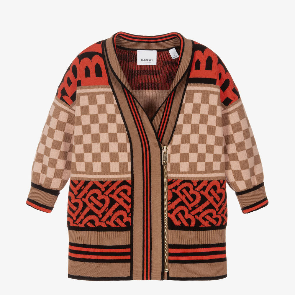 Burberry outlet kids cardigan