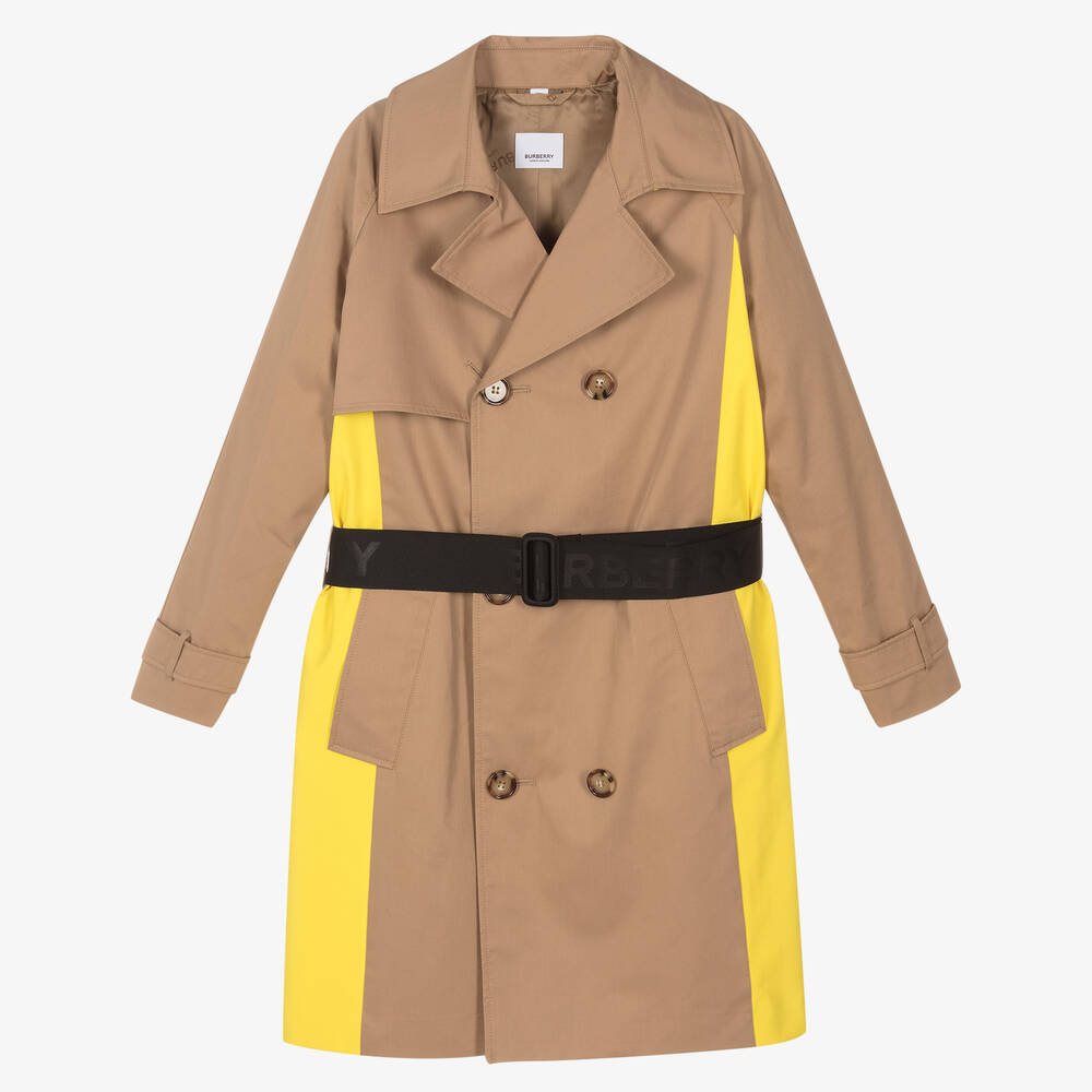 Burberry - Beiger Teen Trenchcoat mit Gürtel | Childrensalon