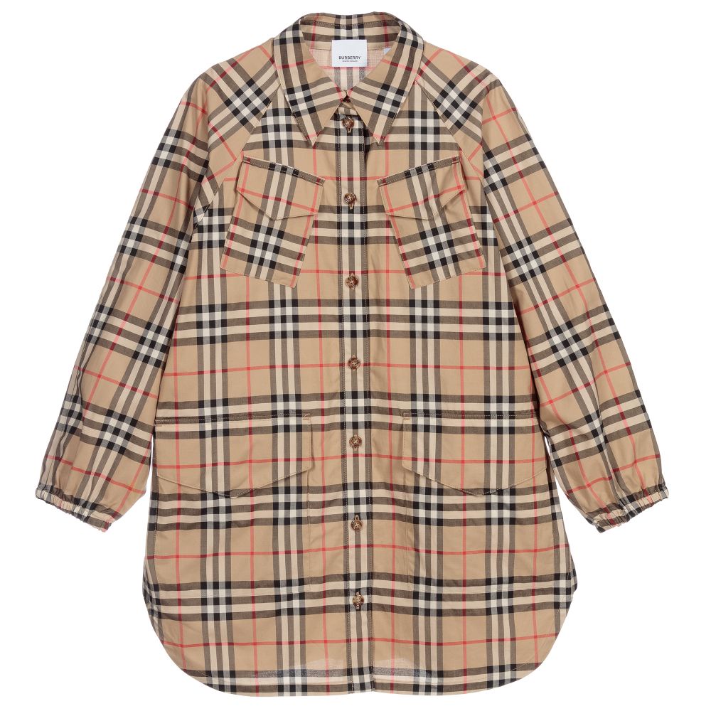 Girls burberry shirt hotsell