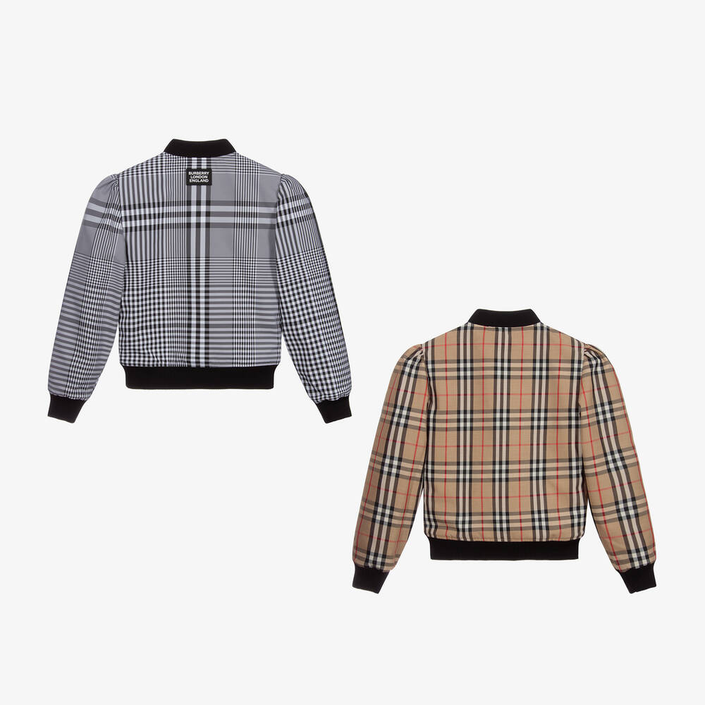 Burberry plaid jacket mens clearance
