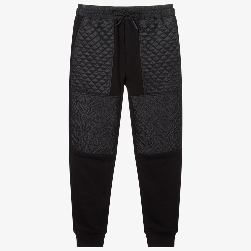 Burberry - Teen Black Logo Joggers | Childrensalon