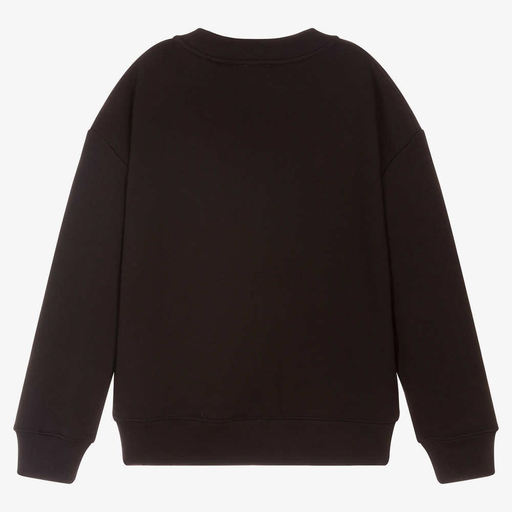 Burberry black logo sweatshirt deals