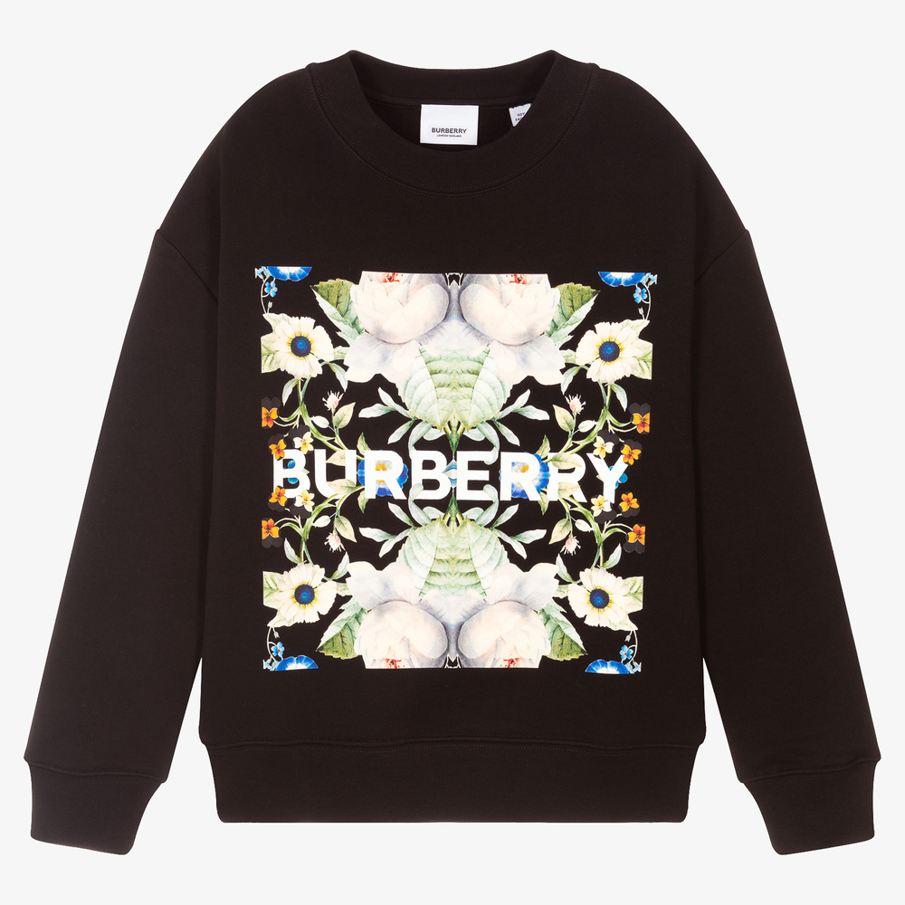 Burberry - Sweat noir Ado | Childrensalon