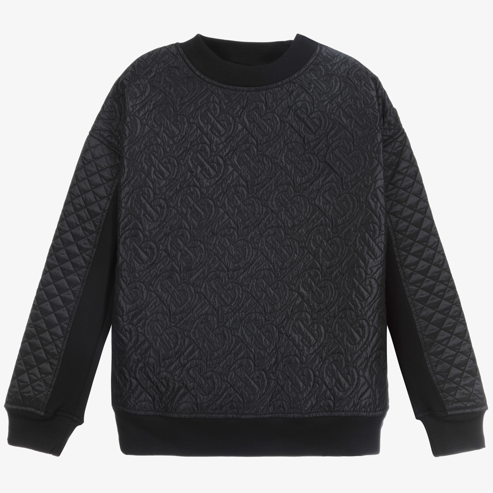 Burberry - Teen Black Sweatshirt | Childrensalon