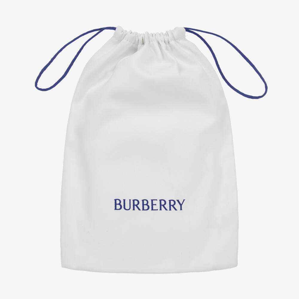 Burberry-Teen Boys Beige Check Sandals | Childrensalon Outlet