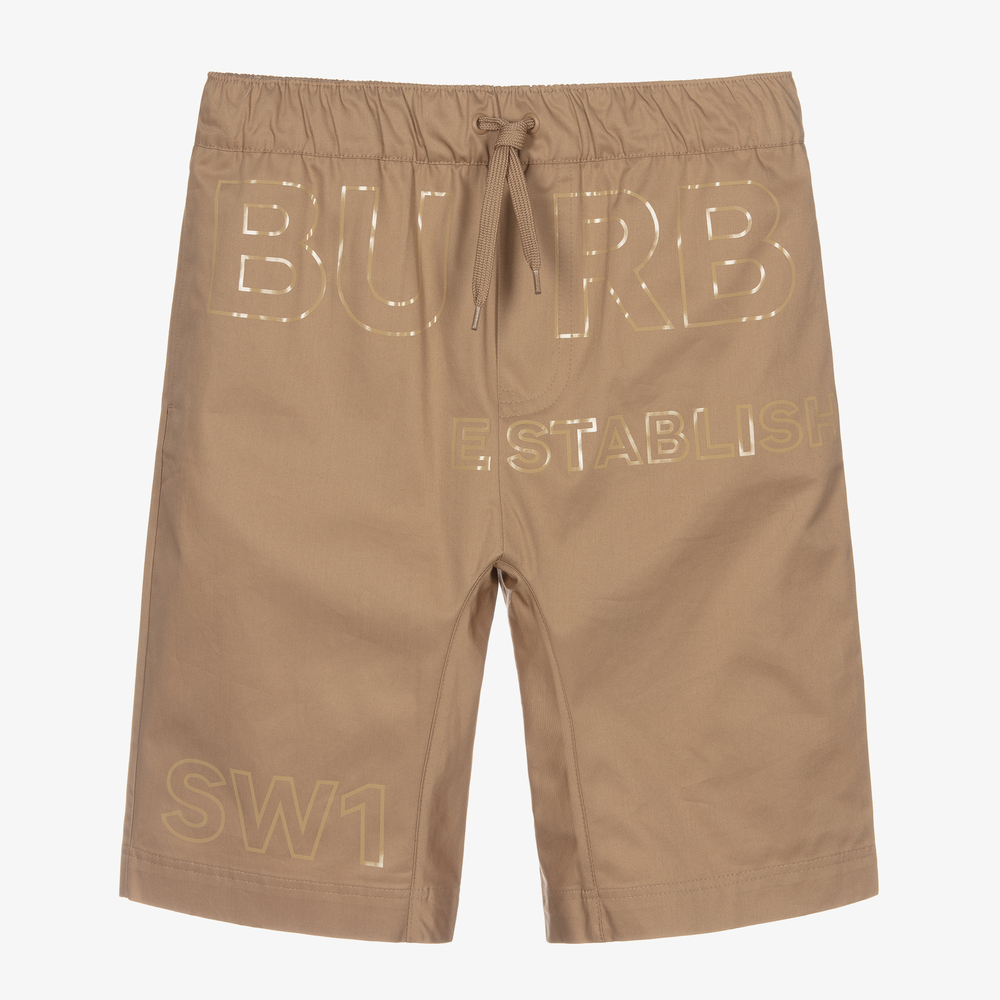 Burberry - Short beige en coton Ado garçon | Childrensalon