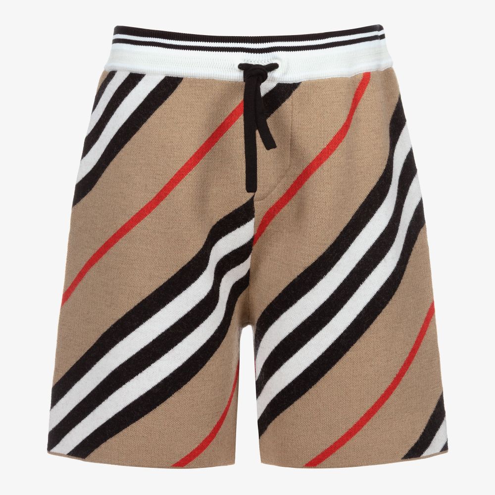 Burberry - Beige Teen Strickshorts (J) | Childrensalon