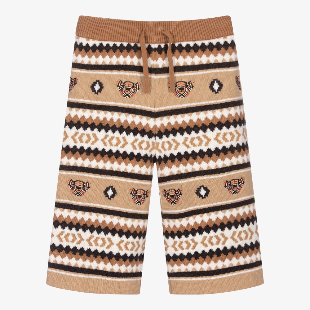 Burberry - Short beige Ado garçon | Childrensalon