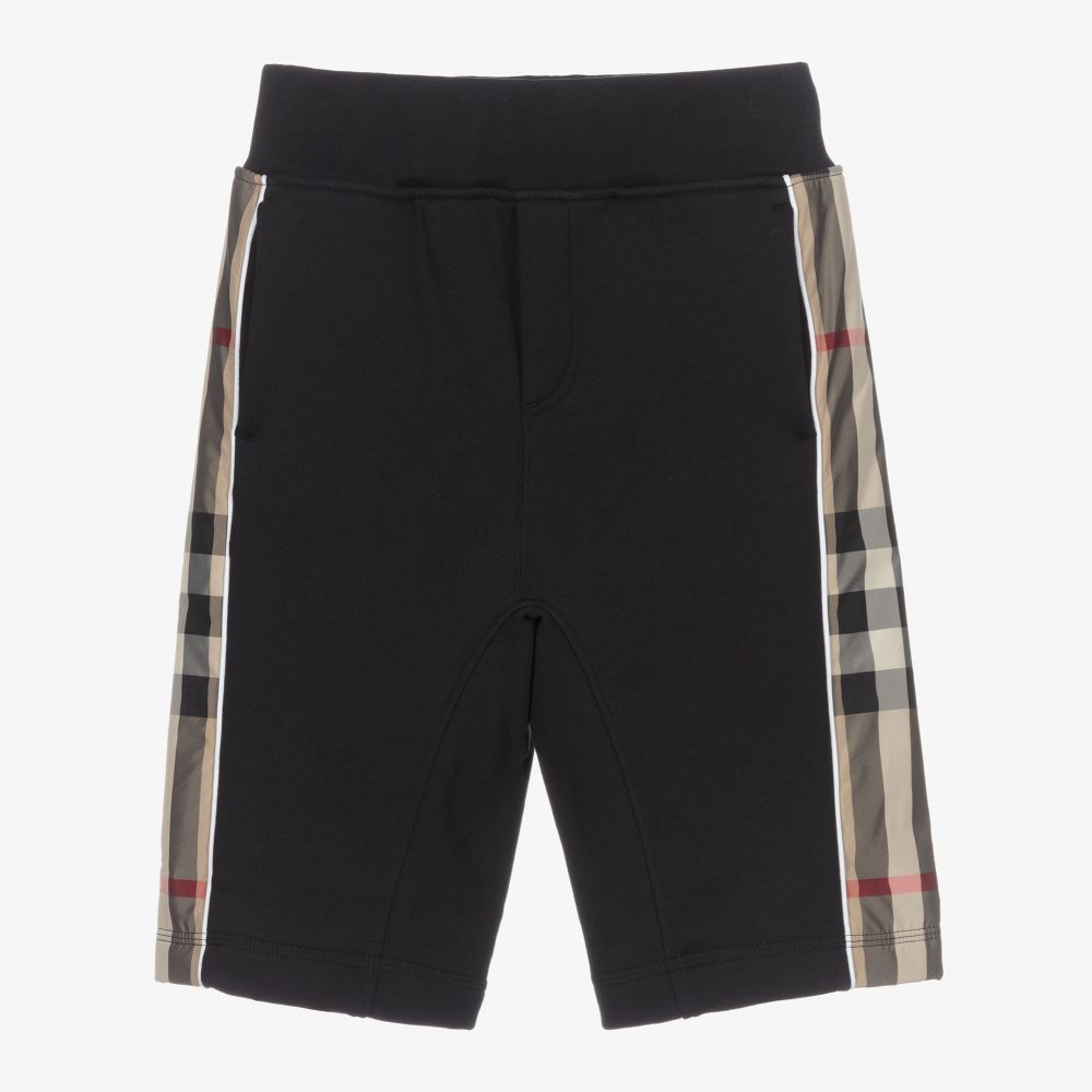 Burberry - Teen Boys Black Cotton Shorts | Childrensalon