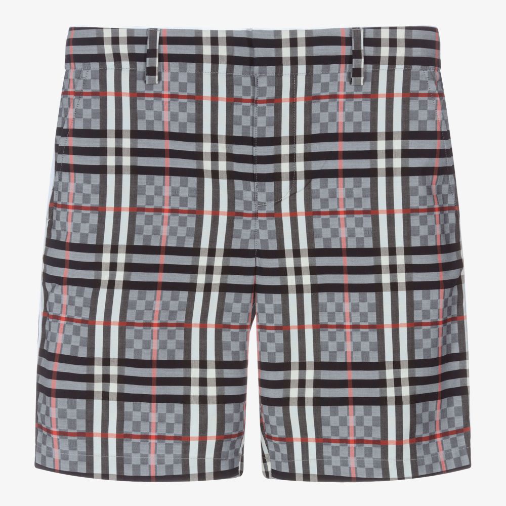 Burberry check shorts best sale