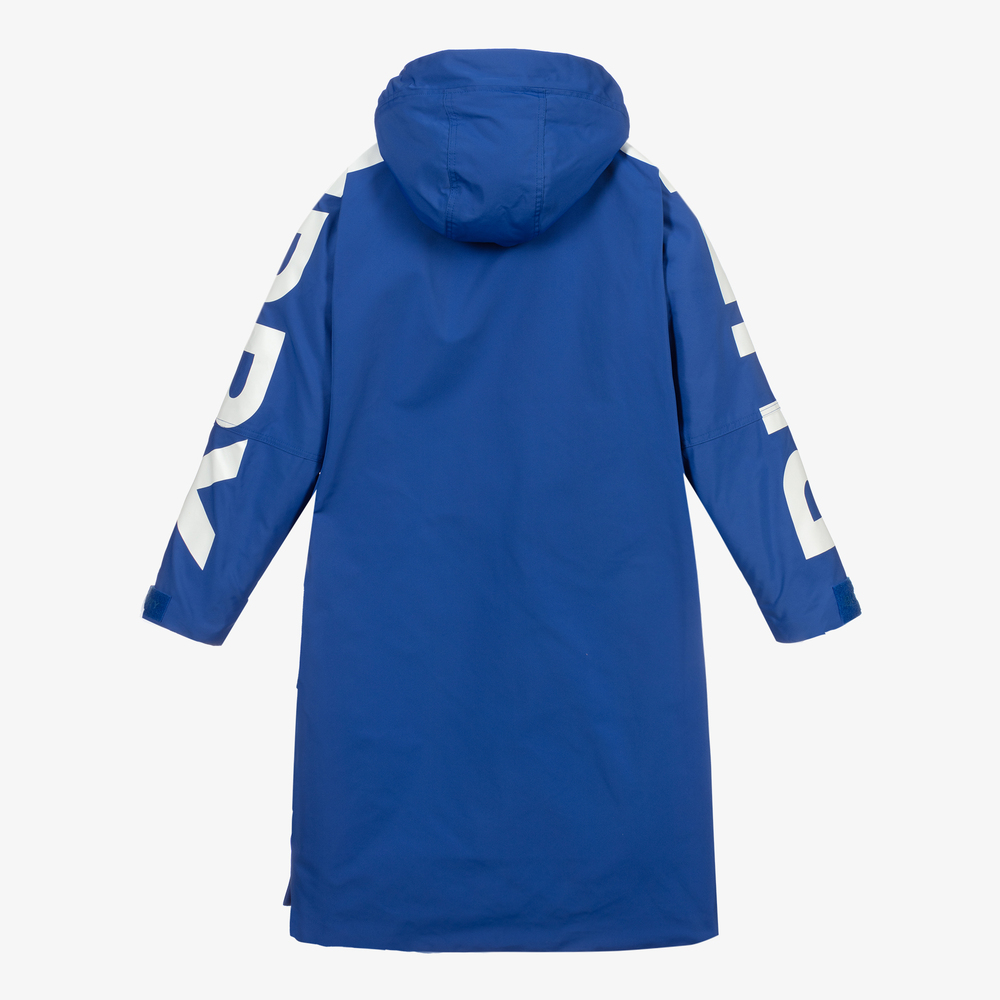 Burberry-Teen Boys Blue Nilsen Coat | Childrensalon Outlet