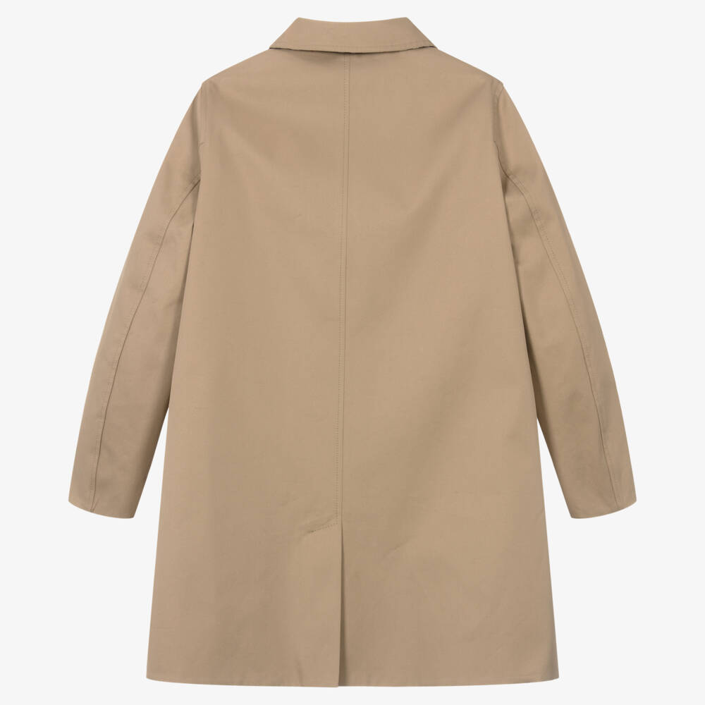Burberry-معطف ترنش كلاسيكي بيج للأولاد المراهقين | Childrensalon Outlet