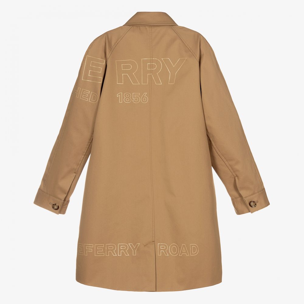 Burberry coat kids orange outlet
