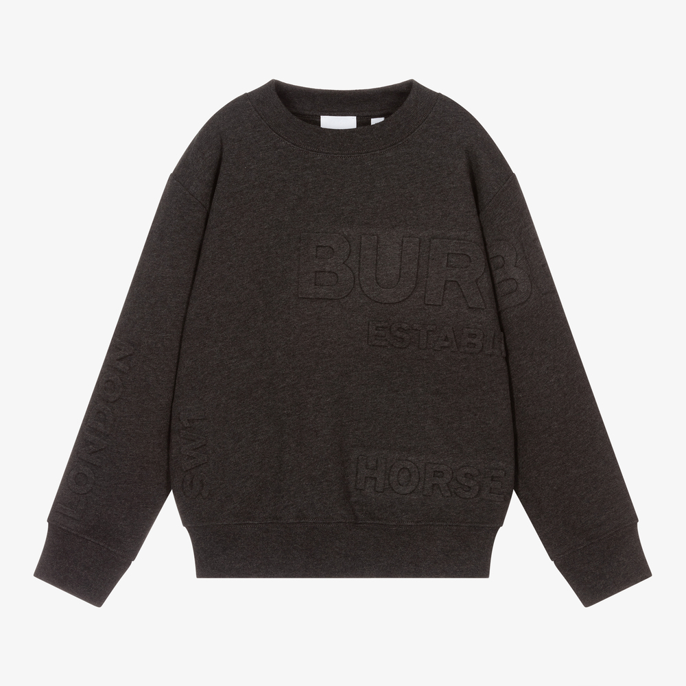Burberry - Dunkelgraues Teen Sweatshirt (J) | Childrensalon