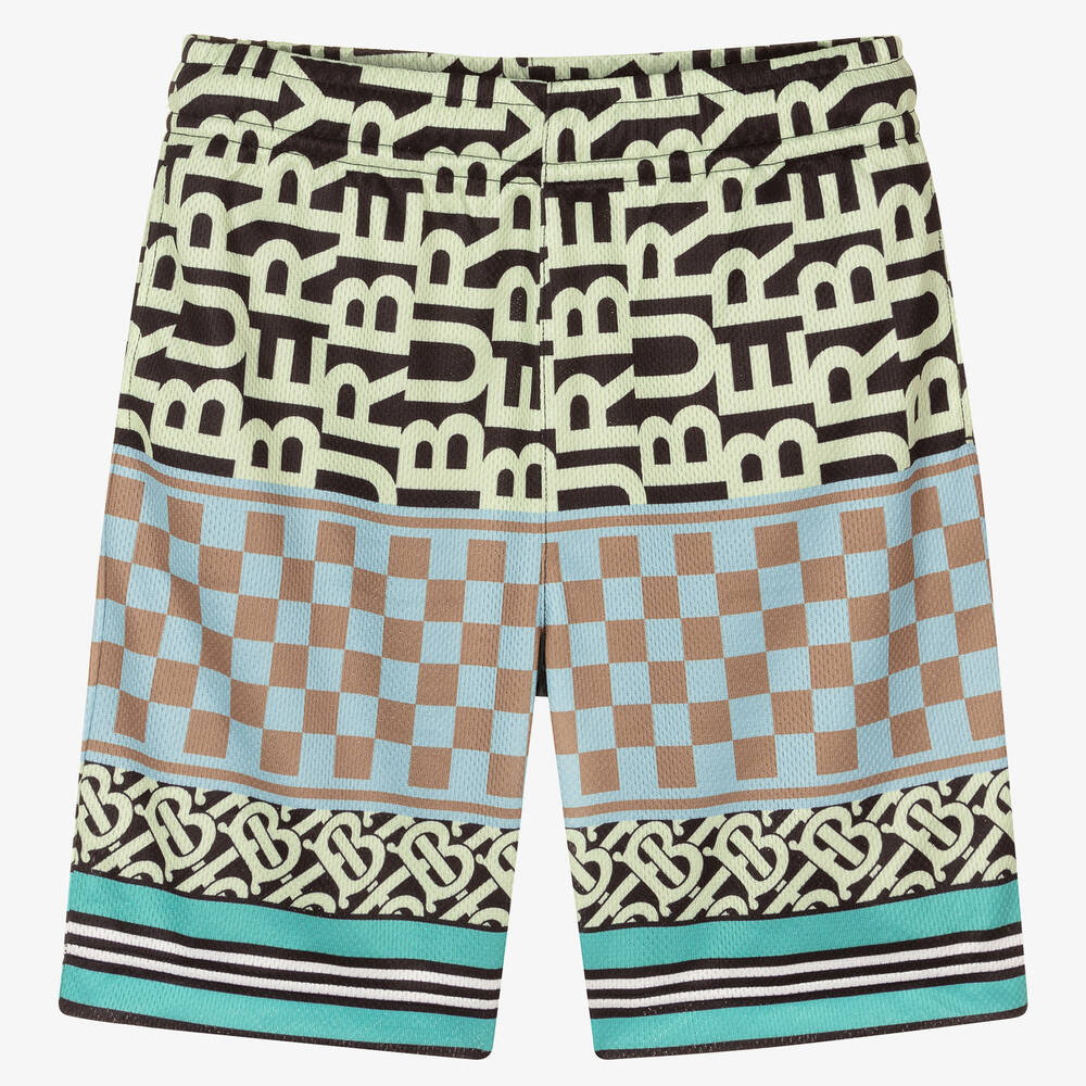 Burberry - Teen Boys Montage Print Shorts | Childrensalon