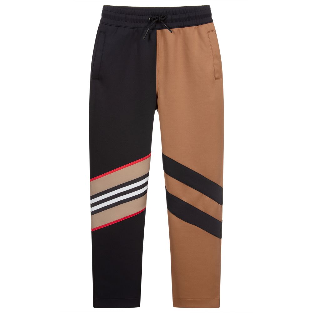 Burberry - Teen Brown & Black Joggers | Childrensalon