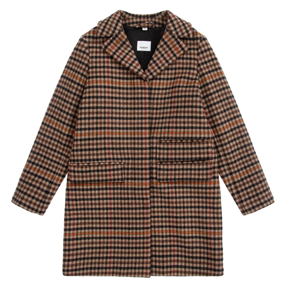 Burberry coat online kids brown