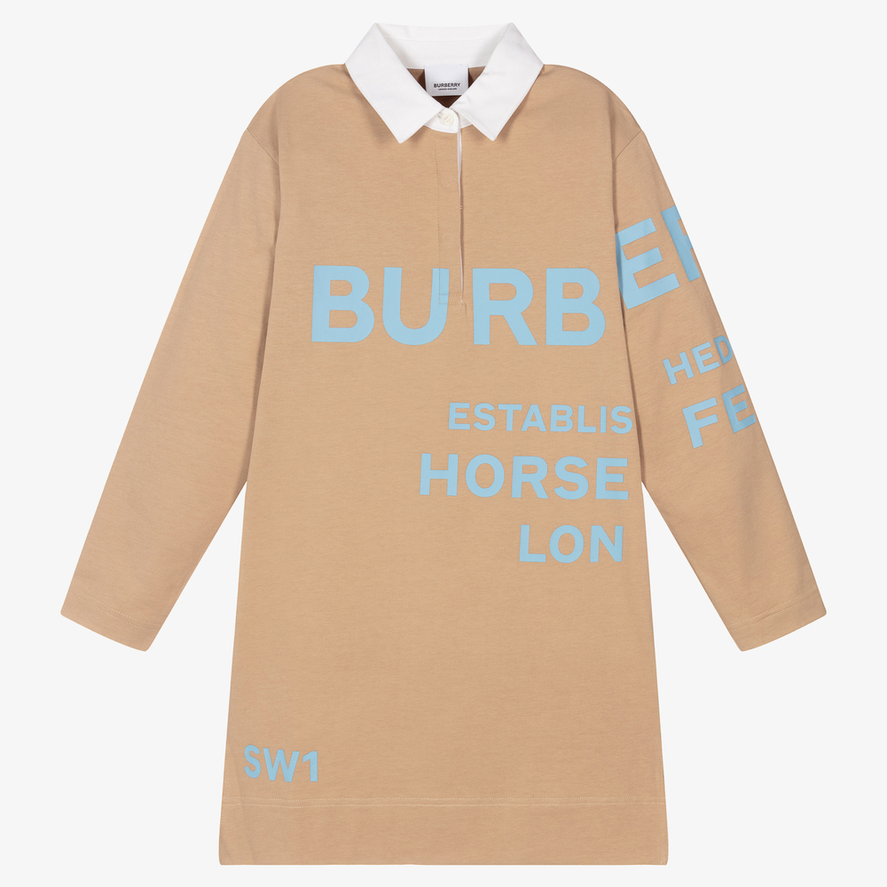 Burberry logo dress store