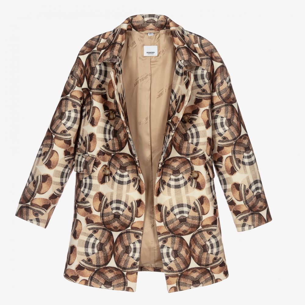 Burberry leopard deals coat