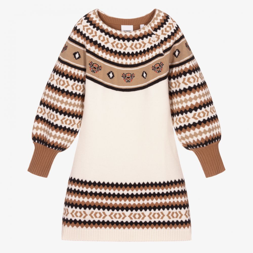 Burberry wool knit dress shop